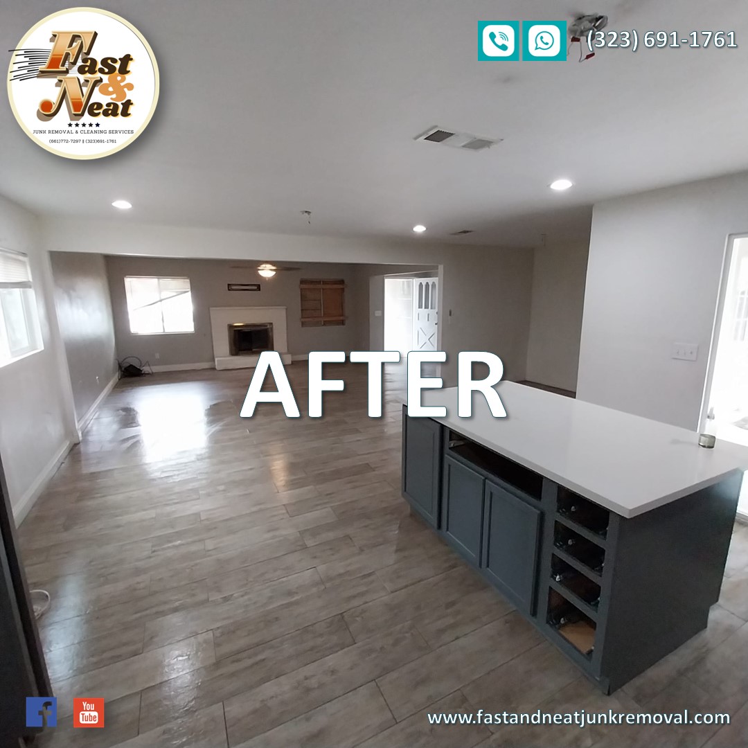 Residential Cleaning After Fast and Neat Cleaning Bakersfield California