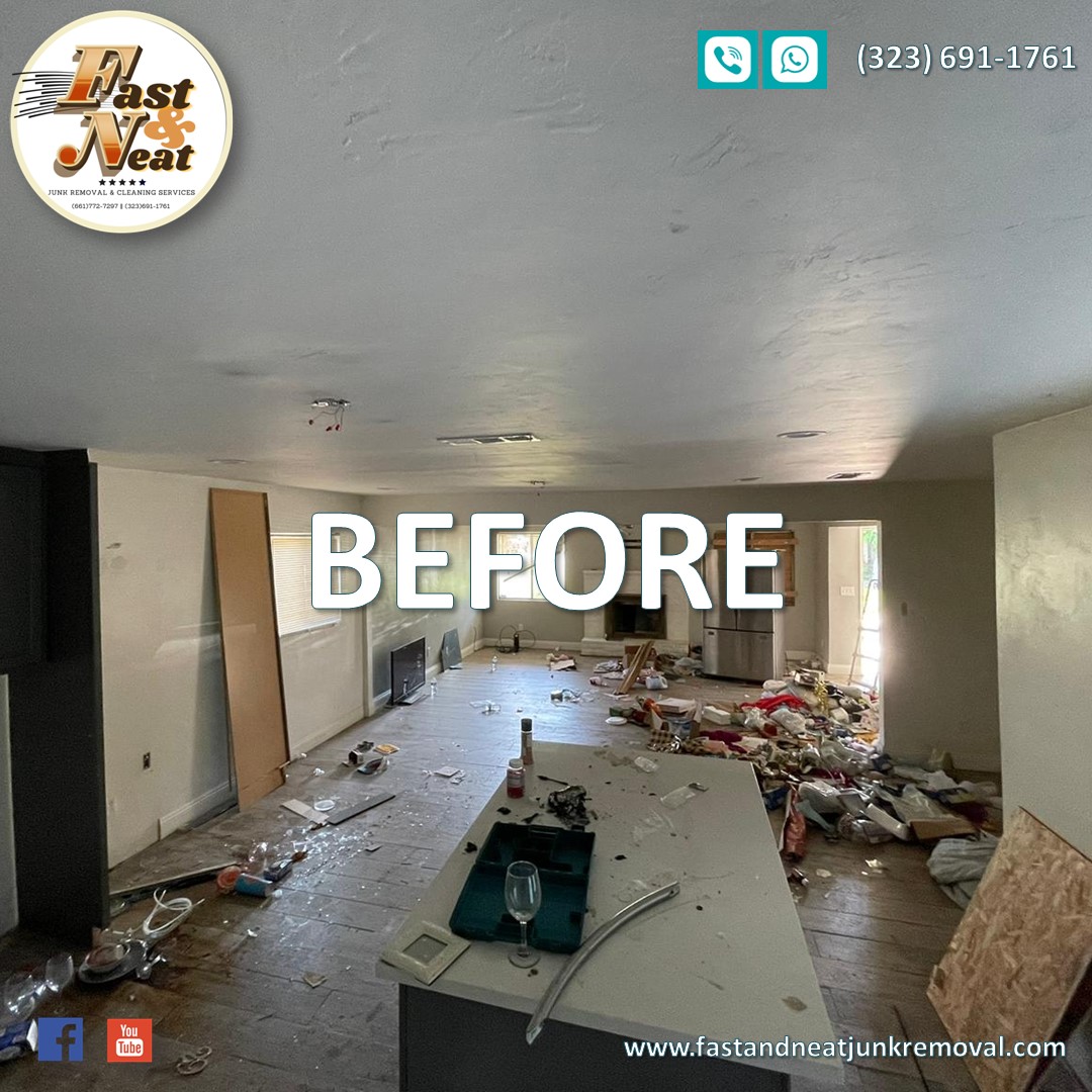 Residential Cleaning Before Fast and Neat Cleaning Bakersfield California